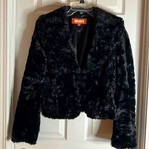 Unlisted Faux fur Black Jacket